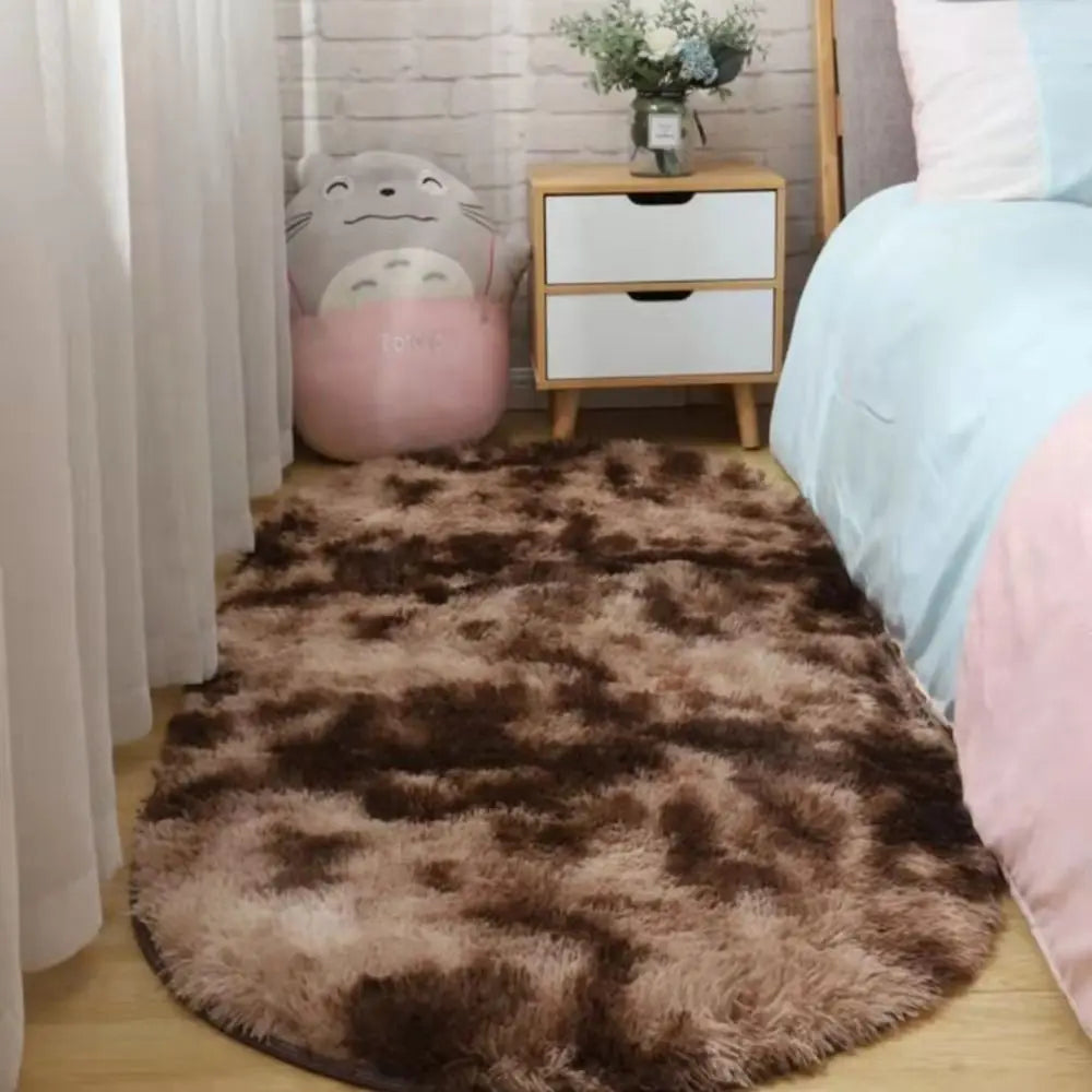 Super Soft Faux Area Rugs for Living RoomSheepskin Area Rugs for Bedroom Floor Shaggy Plush Carpet Faux Rug Bedside Rugs