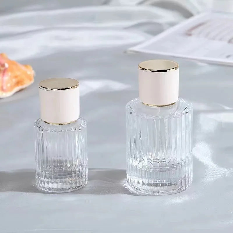 2PCS 30/50ml Empty Perfume Spray Bottles Glass Perfume Atomizer Sample Container Travel Essential Frangrance Toiletries Cosmetic