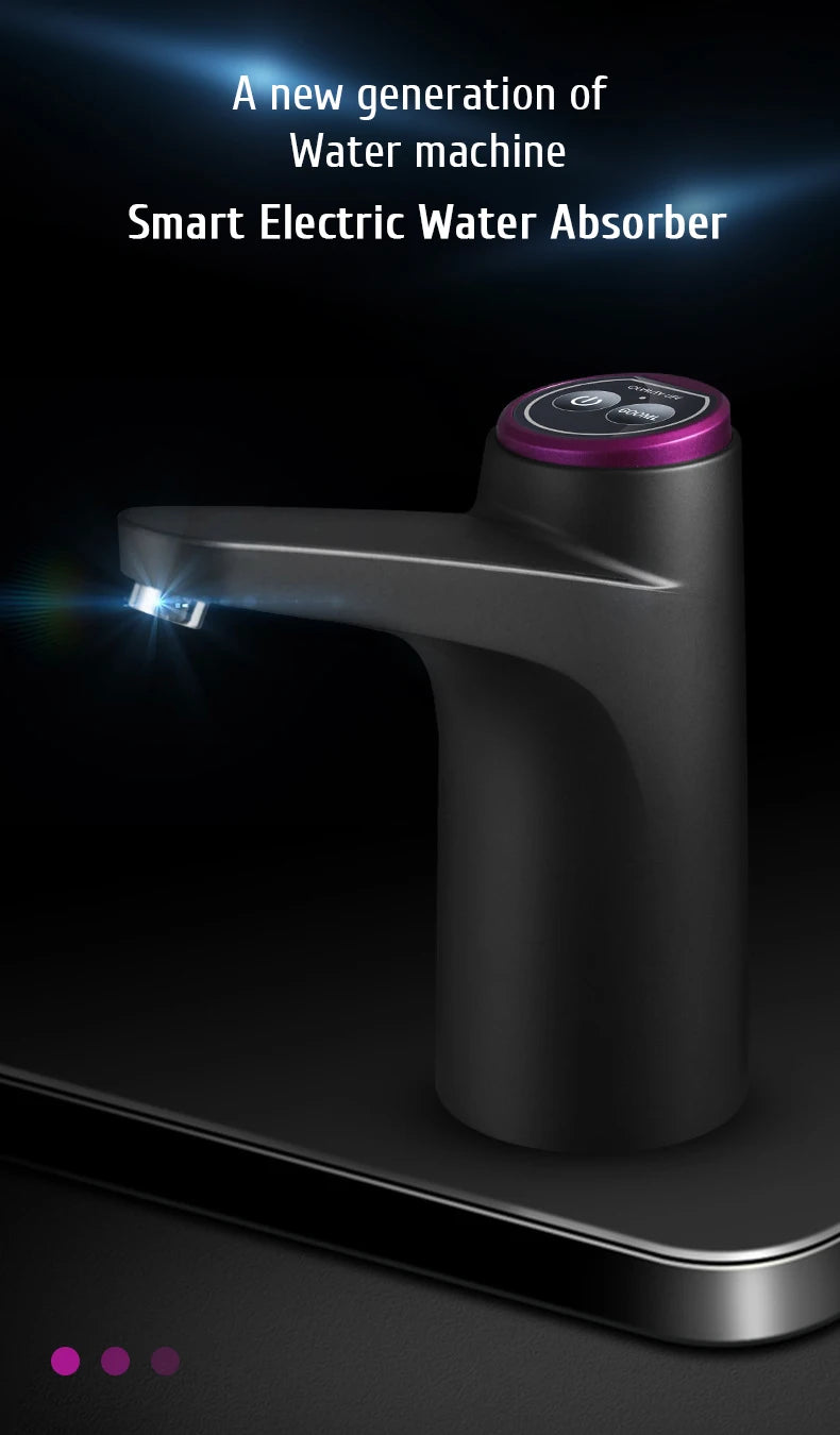 Automatic Electric Water Dispenser Smart Water Pump Water Mini Barreled Water Electric Pump Bottle Switch Treatment Appliances