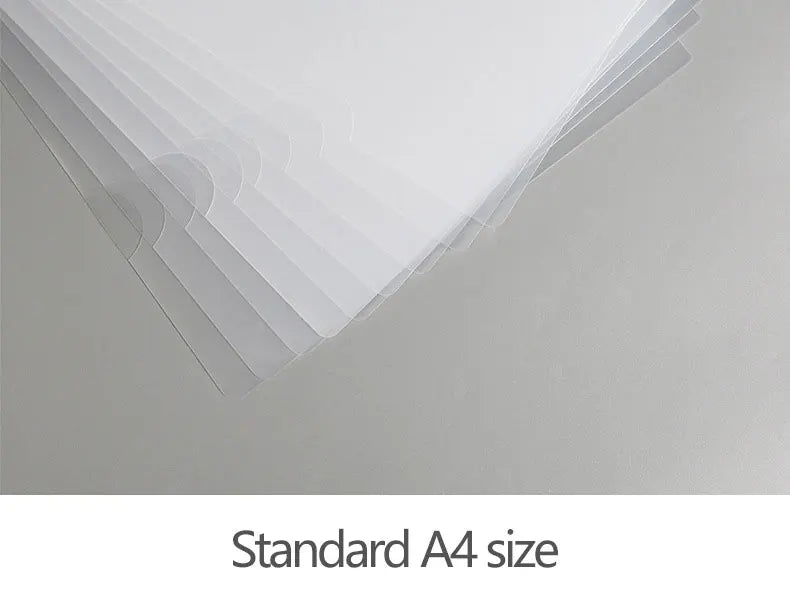 10 to 30 PCS A4 File Folder Desk Organizer Stationery Clear Folder for Documents Office school supplies