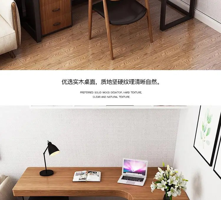 L Shape Wood Computer Desk Luxury Designer Funny Wooden Office Computer Desks Organizer Workbench Mesas De Computador Furniture