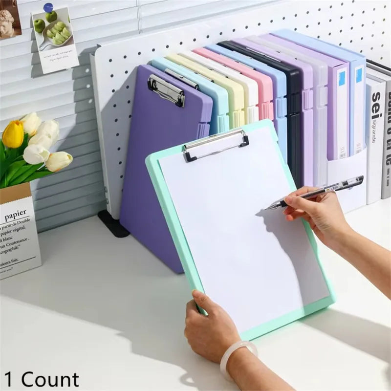 1PC A4 multifunctional file organizer desktop paper writing board office file paper organizer office supplies
