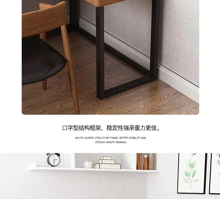 L Shape Wood Computer Desk Luxury Designer Funny Wooden Office Computer Desks Organizer Workbench Mesas De Computador Furniture