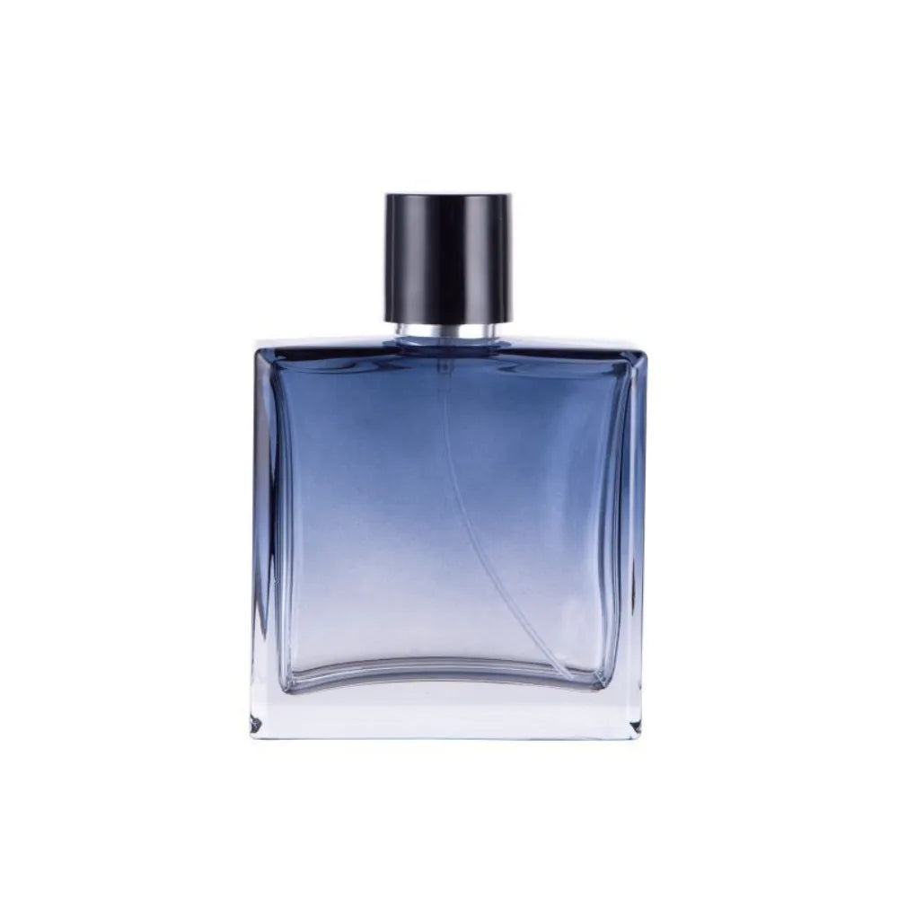 30/50/100ml Perfume Bottle Square Gradient Colorful Glass Empty Pump Spray Refillable Cosmetic Container Portable Spray Bottle