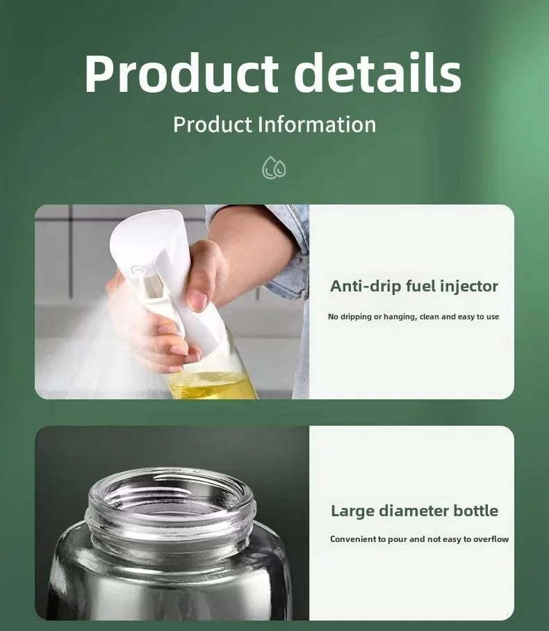 Oil Bottle Sprinkler Kitchen Gadgets Baking Condiment Bottles Cookware Bbq Refillable Barbecue Kitchen Utensils Grill Spray Bar