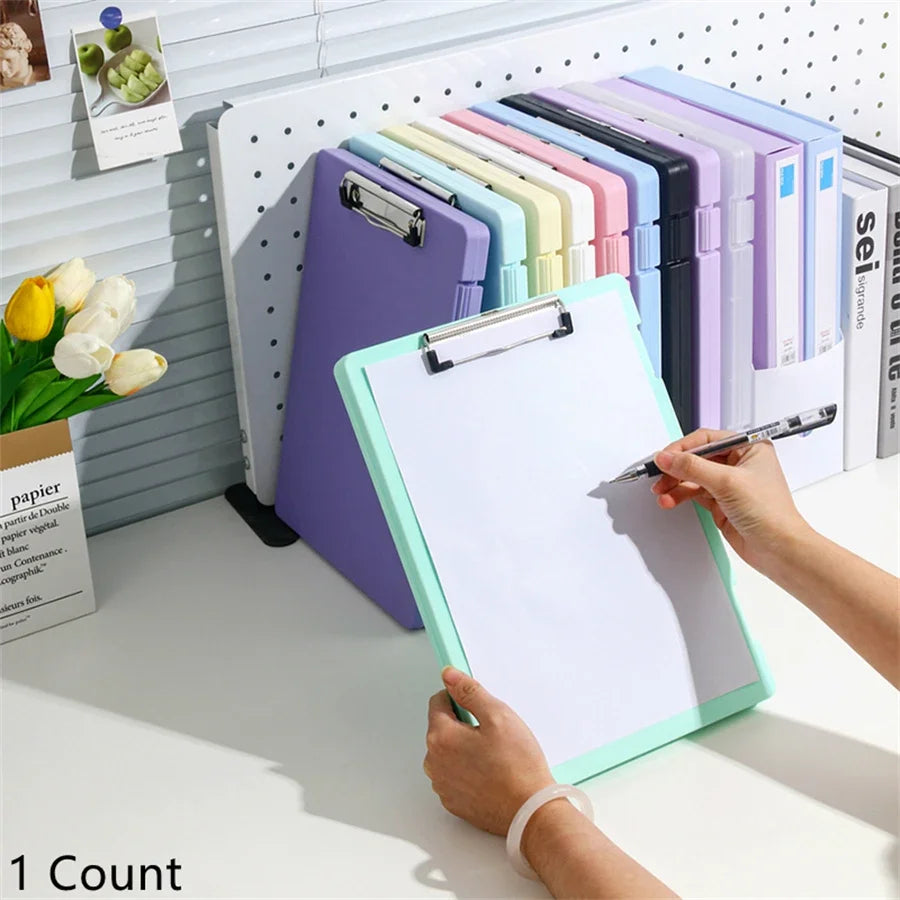 1PC A4 multifunctional file organizer desktop paper writing board office file paper organizer office supplies