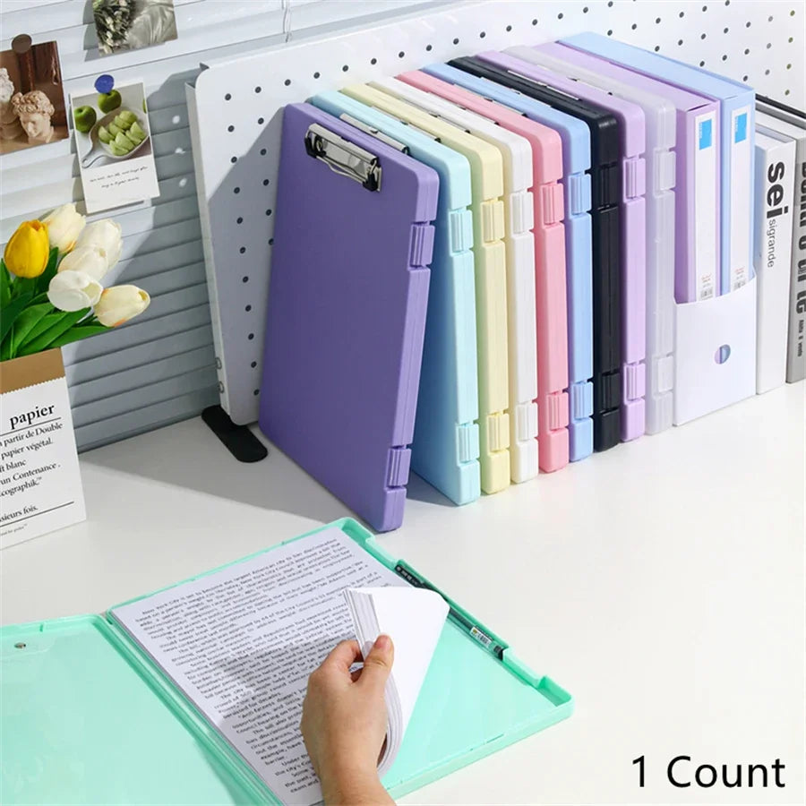 1PC A4 multifunctional file organizer desktop paper writing board office file paper organizer office supplies