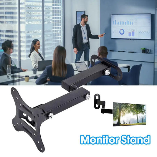 Retractable TV Stands Wall Mounting Bracket Load Bearing 30KG For 10 To 27 Inch LCD Monitor Expansion Bracket For TV Stand