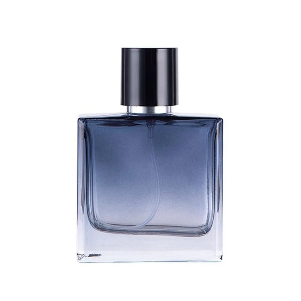 30/50/100ml Perfume Bottle Square Gradient Colorful Glass Empty Pump Spray Refillable Cosmetic Container Portable Spray Bottle