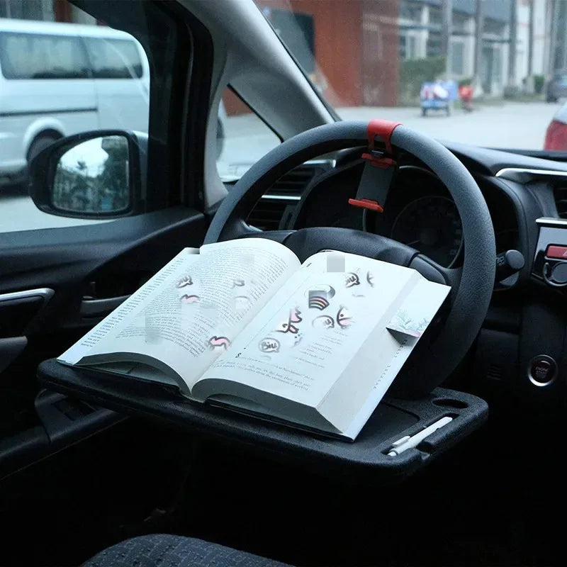 Car steering wheel table table inside car Dining table car plate car laptop stand tablet computer desk